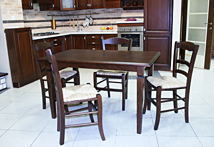 Столы и стулья для кухни, деревянные