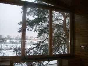 Деревянные окна из лиственницы