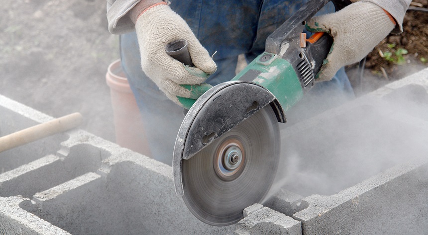 Алмазные диски по бетону: резка газобетонных блоков