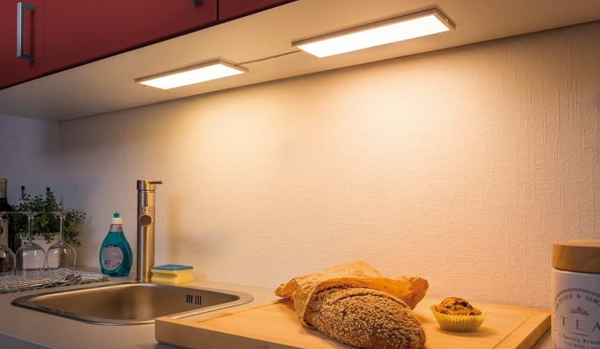 Подсветка рабочей панели в кухне