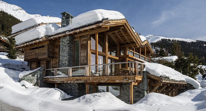 Дом в стиле шале в Швейцарии