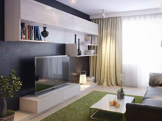 Дизайн маленькой гостиной в квартире