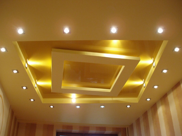 Подсветка гипсокартонного потолка