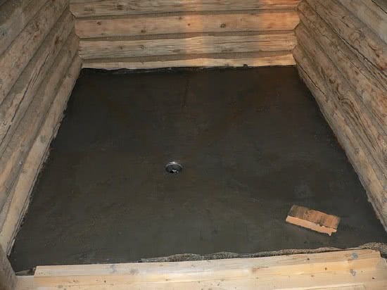 Цементный раствор для пола в бане подложка под ковролин на бетон купить