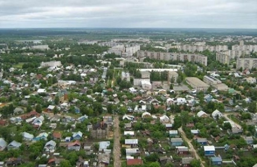 Панорама провинциального городка (Ковров, Владимирская область)