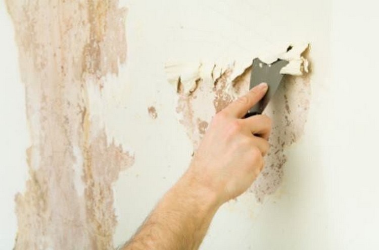 Как удалить краску со стен
