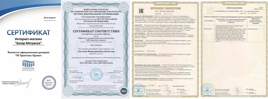 Пакет сертификатов соответствия