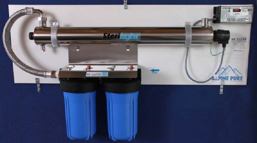Установка УФ-фильтра для очистки воды