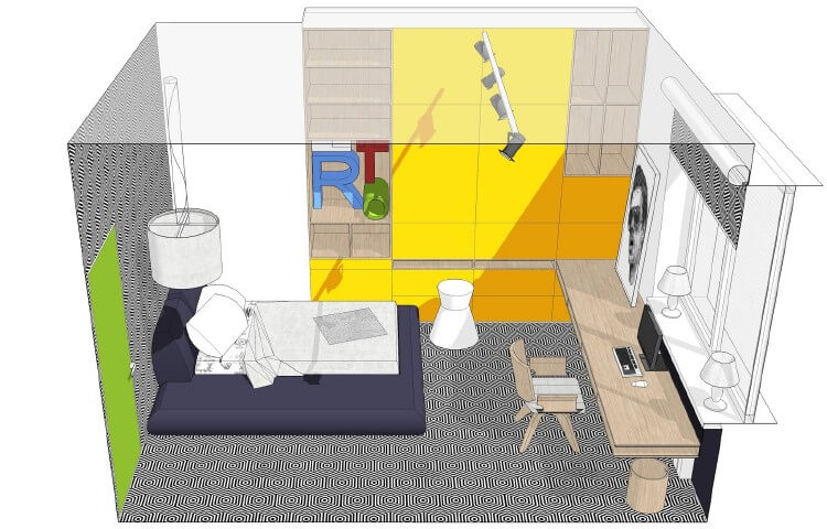 О визуализации и создании макета интерьера комнаты
