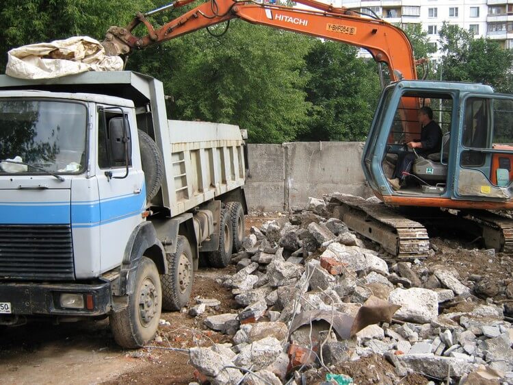 О вывозе строительного мусора