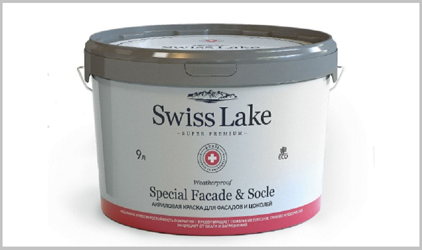 Дизайнерские краски Swiss Lake для фасада